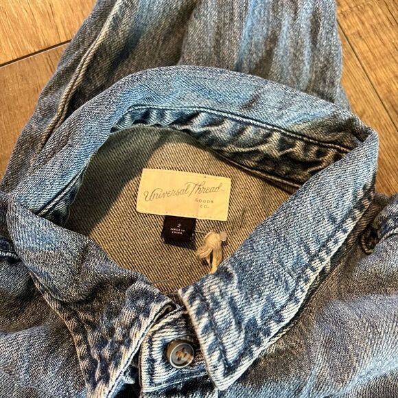Universal thread denim jumpsuit size 2 - Picture 2 of 7